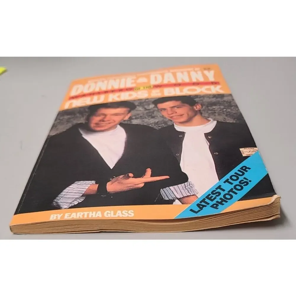 New Kids on the Block Biography Book Donnie Danny 1990 Boy Band Music NKOTB